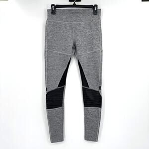 Albi Activewear Womens Small Gray Black Pull On Elastic Leggings Activewear